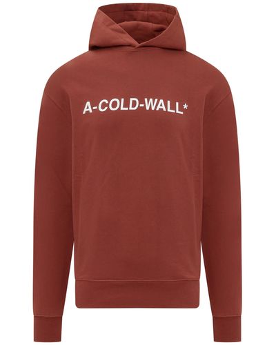 A_COLD_WALL* A Cold Wall Essential Sweatshirt - Red