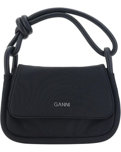 Ganni Shoulder Bags - Blue