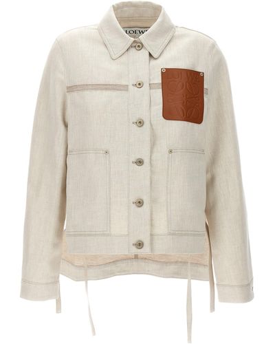 Loewe 'anagram' Jacket - Natural