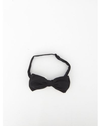 Lardini Silk Bow Tie - White