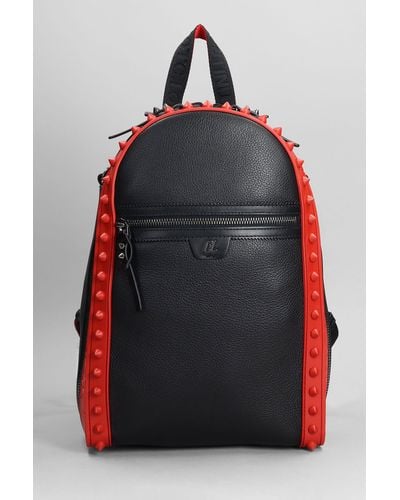 Christian Louboutin Backpack In Leather - Black
