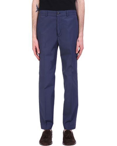 Mauro Grifoni Trousers In Cotton - Blue