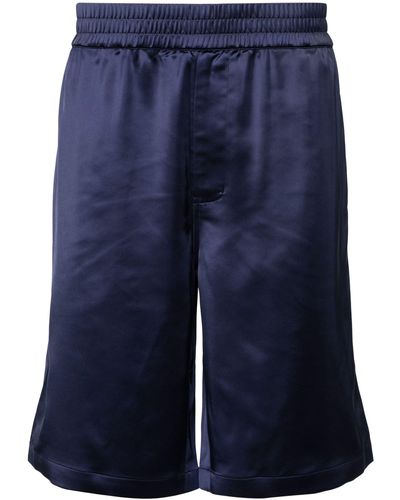 Axel Arigato Coast Satin Deck Shorts - Blue