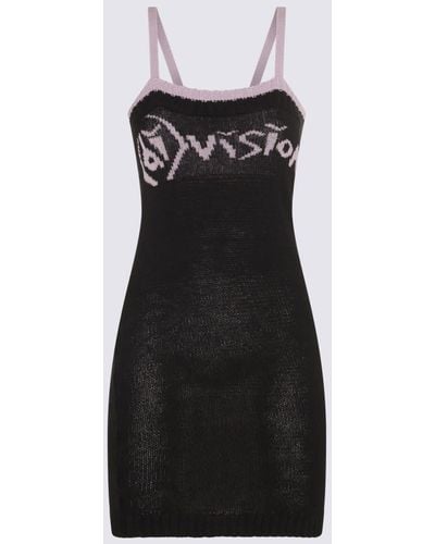 (DI)VISION Linen And Cotton Mini Dress - Black