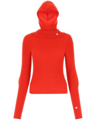 Low Classic Wool Sweater - Red