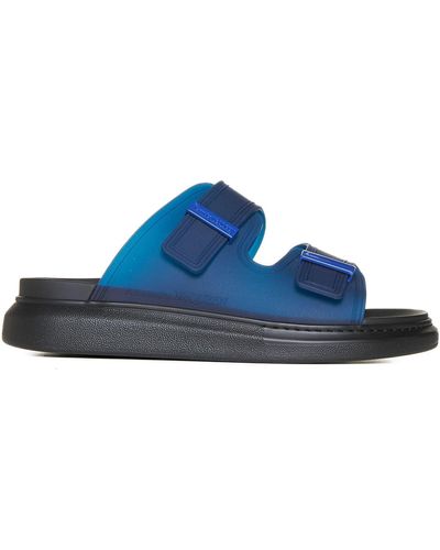 Alexander McQueen Rubber Sandals - Blue