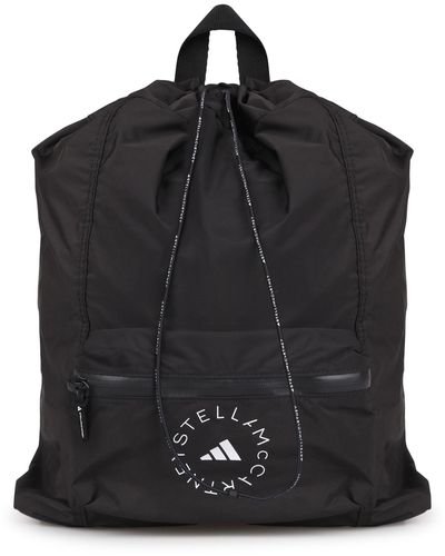 adidas By Stella McCartney Logo Print Backpack - Black