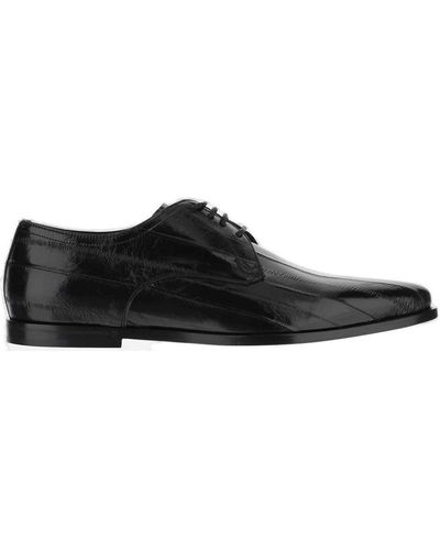 Dolce & Gabbana Lace-up Derby Shoes - Black