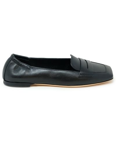 Agl Attilio Giusti Leombruni Leather Loafer Softy - Black