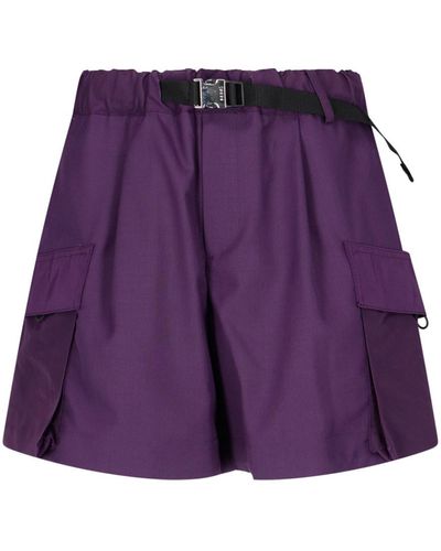 Sacai Trousers - Purple