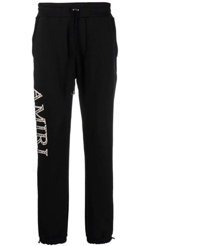 Amiri Cotton Logo Joggers - Black