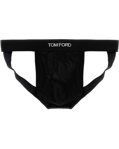 Tom Ford Logo Briefs Underwear, Body - Black