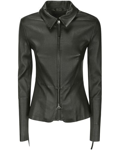 DESA NINETEENSEVENTYTWO Leather Jacket - Black