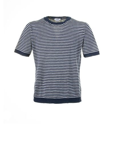 Seventy Striped T-Shirt - Blue