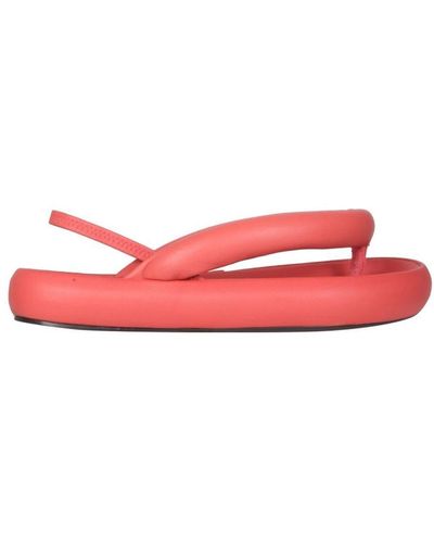 Isabel Marant Orene Thong Puffy Sandals - Red