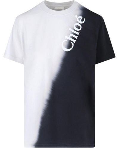 Chloé Printed T-Shirt - Blue