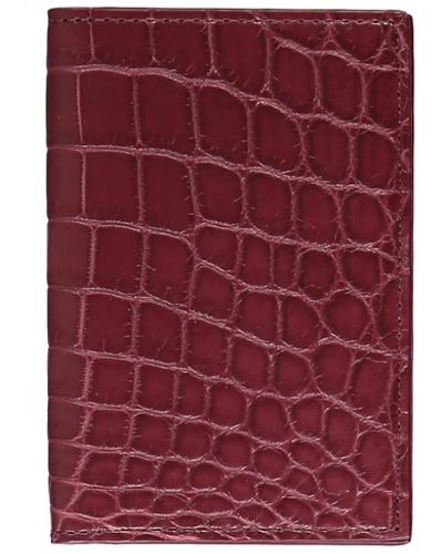 Bottega Veneta Leather Flap-over Wallet - Red