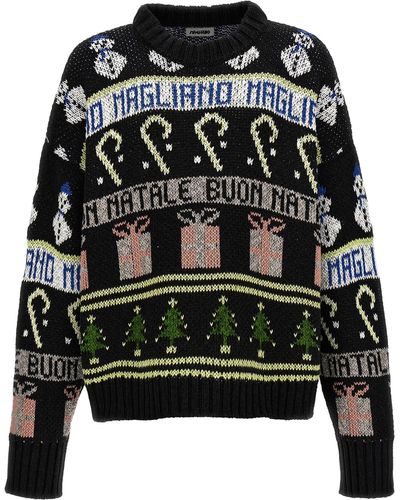Magliano Buone Feste Sweater - Black