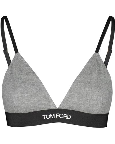 Tom Ford Triangle Bra - Grey