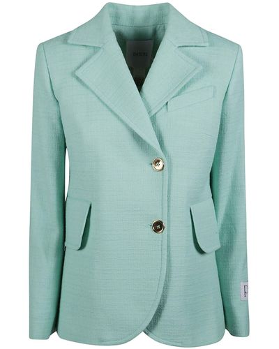 Patou Fitted Two Buttoned Blazer - Green