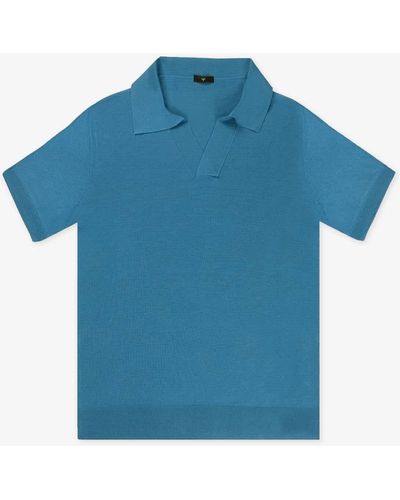 Larusmiani Harry Polo Polo Shirt - Blue