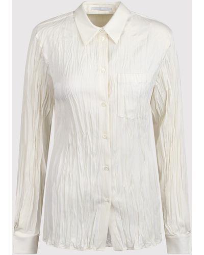 Helmut Lang Classic Wrinkled Effect Shirt - White