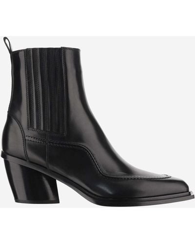 Sartore Leather Boots - Black