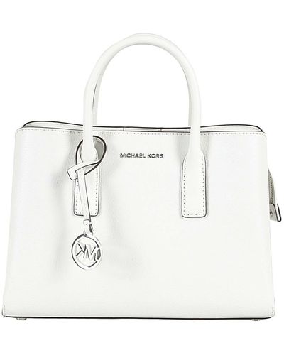 MICHAEL Michael Kors Sm Satchel - White