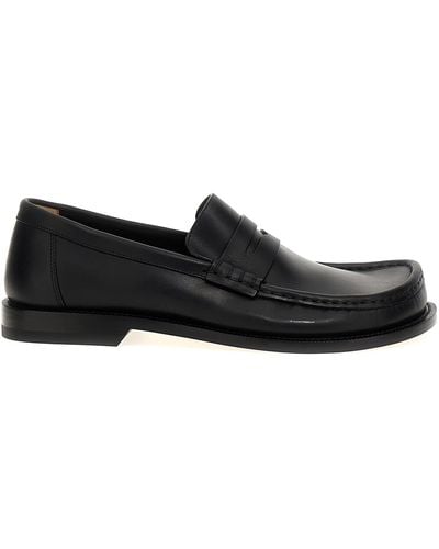 Loewe Campo Loafers - Black