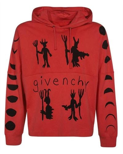 Givenchy Hoodies - Red
