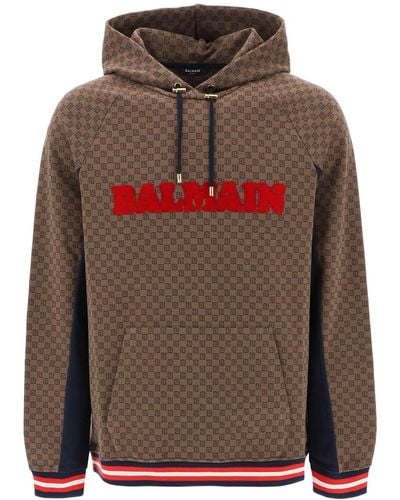 Balmain Sweaters - Brown