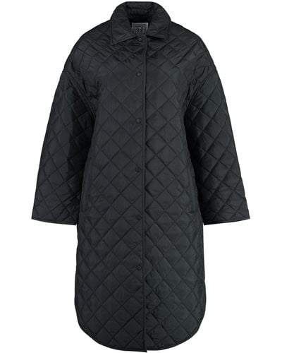 Totême Techno Fabric Padded Jacket - Black