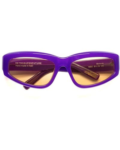 Retrosuperfuture Motore Hentai M5X Sunglasses - Purple
