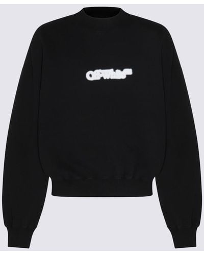 Off-White c/o Virgil Abloh Logo-print Cotton Sweatshirt - Black