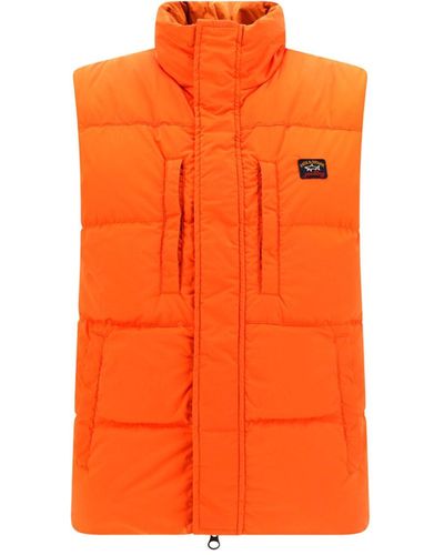Paul & Shark Vest Jacket - Orange