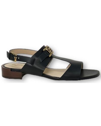 Tod's Logo Engraved Buckle Fastened Sandals Tods - Black