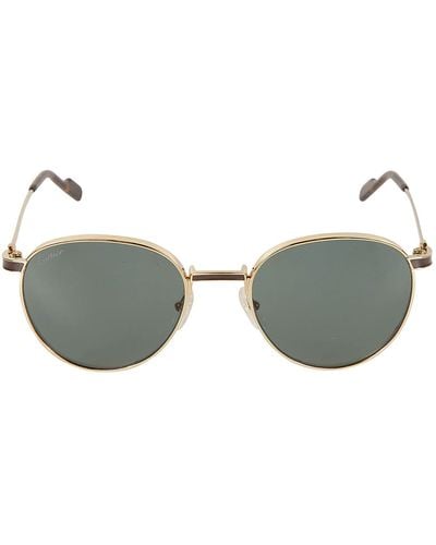 Cartier Logo Round Sunglasses - Gray