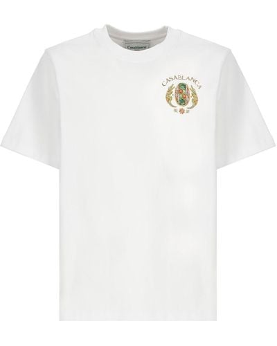 Casablanca Joyaux Dafrique Tennis Club T-Shirt - White