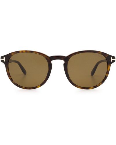 Tom Ford Round Frame Sunglasses - Metallic