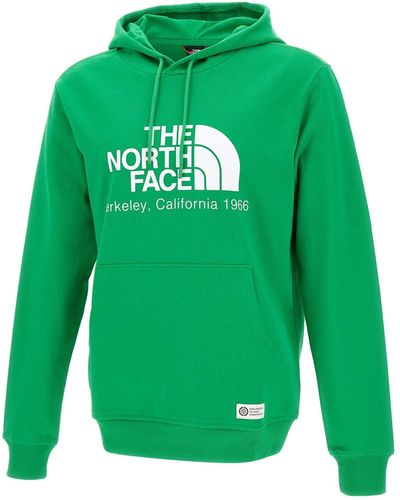 The North Face Berkeley California Hoodie Cotton Sweatshirt - Green