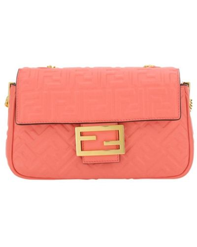 Fendi Baguette Shoulder Bag - Pink