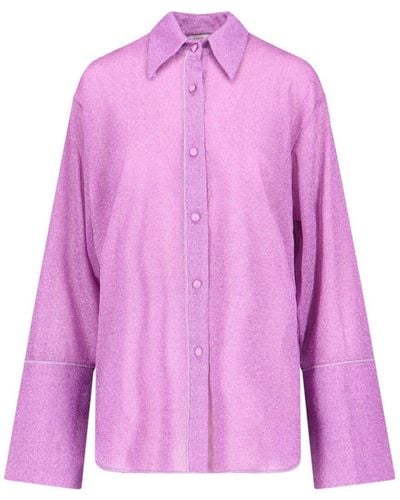 Oséree 'lumière Sleeves' Shirt - Pink