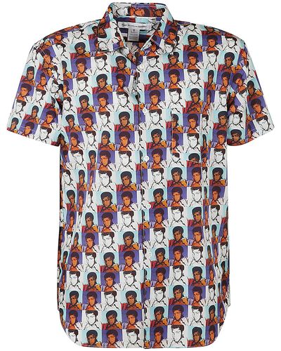 Comme des Garçons All-Over Photo Printed Formal Shirt - Multicolour