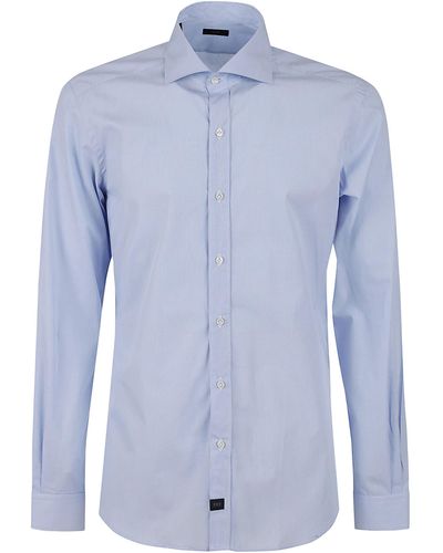 Fay Long-sleeved Shirt - Blue