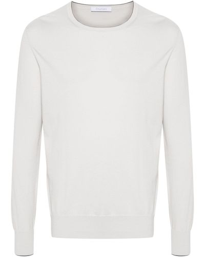 Cruciani Light Cotton Sweater - White