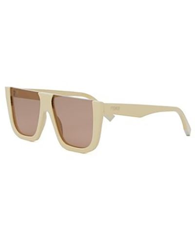 Fendi Fe40136I Sunglasses - White