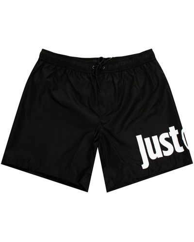 Just Cavalli Beach Shorts And Pants - Black