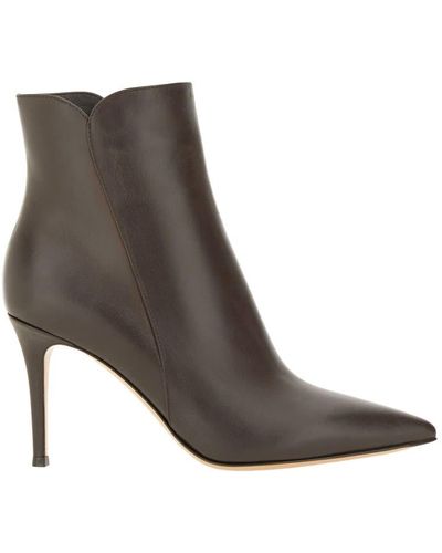 Gianvito Rossi Boot Levy 85 - Brown