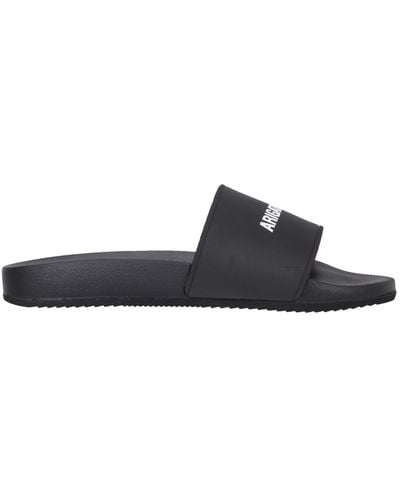 Axel Arigato Rubber Slide Sandals - Black