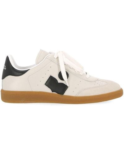 Isabel Marant Bryce Leather Sneakers - White